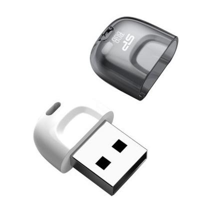 USB флеш накопичувач Silicon Power 8GB Touch T09 White USB 2.0 (SP008GBUF2T09V1W) - зображення 4