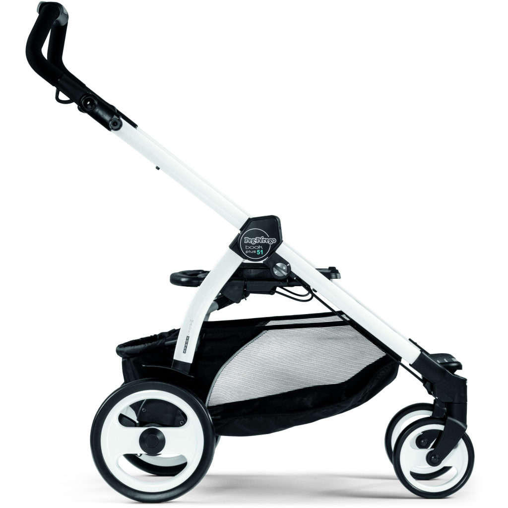 Коляска Peg-Perego Book Plus 51, малинова з чорним (PACK05-00000000002) - зображення 4
