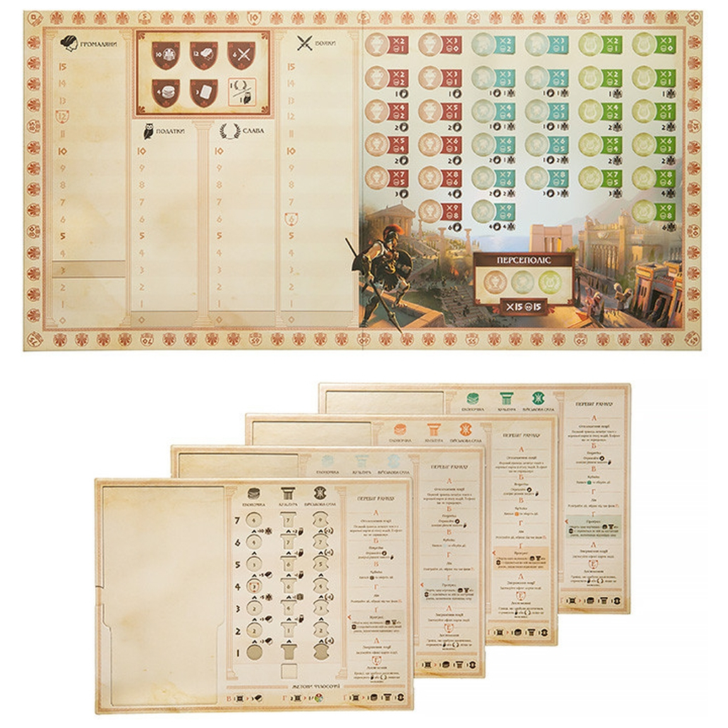 Настільна гра Kilogames Хора. Розквіт імперії (Khora. Rise of Empire) (укр.) (KG-2640) - зображення 5