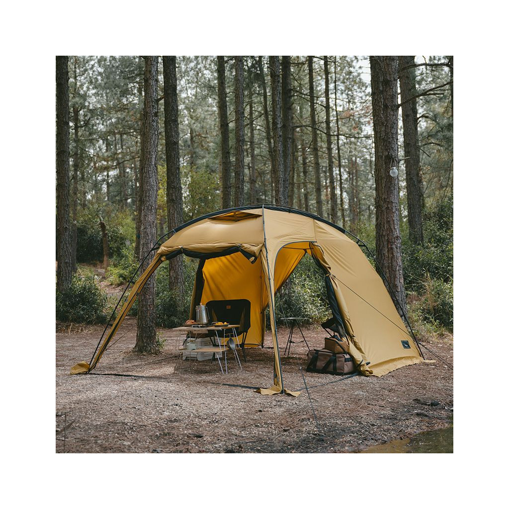 Намет Naturehike двокімнатний CNH22ZP028 гірчичний (6976507669795) - зображення 4