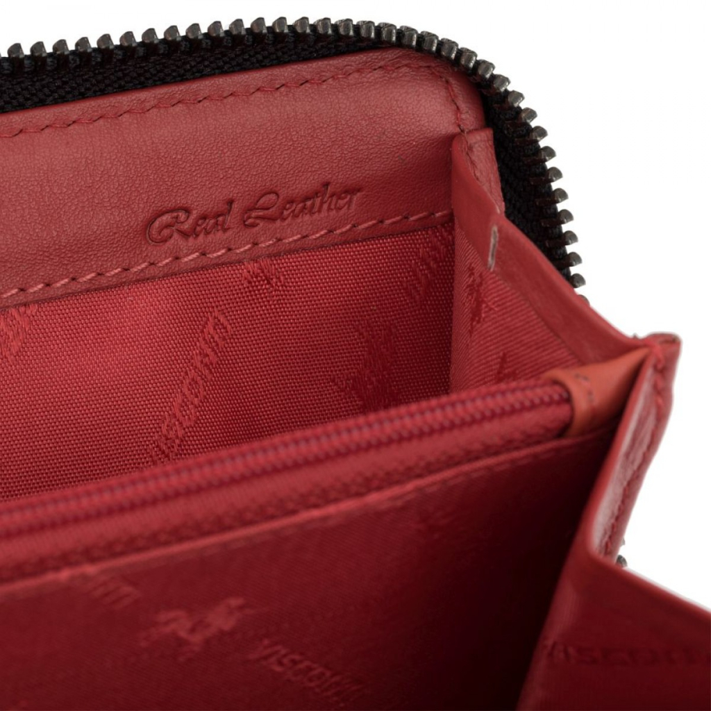 Гаманець Visconti BR76 Black/Cherry - зображення 6