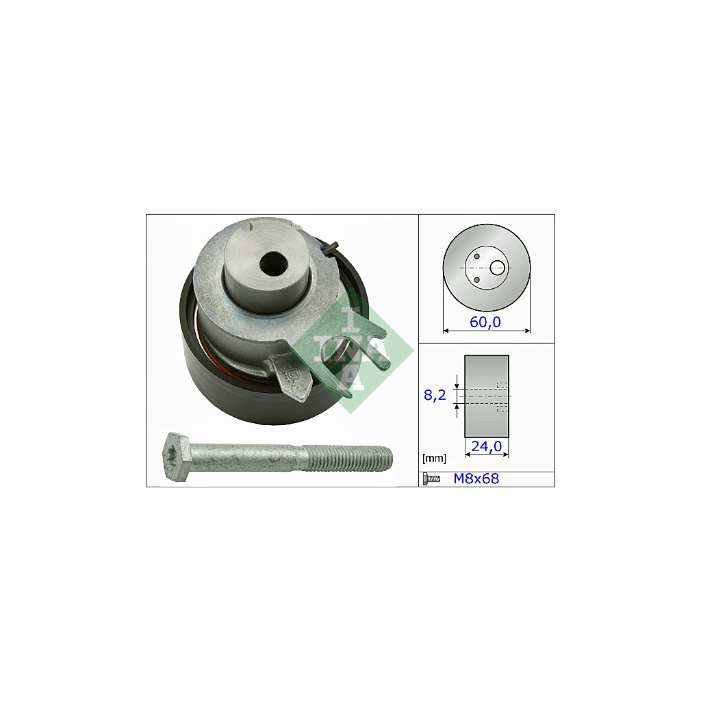 Ролик натягувача ременя INA 531 0317 10 - зображення 1