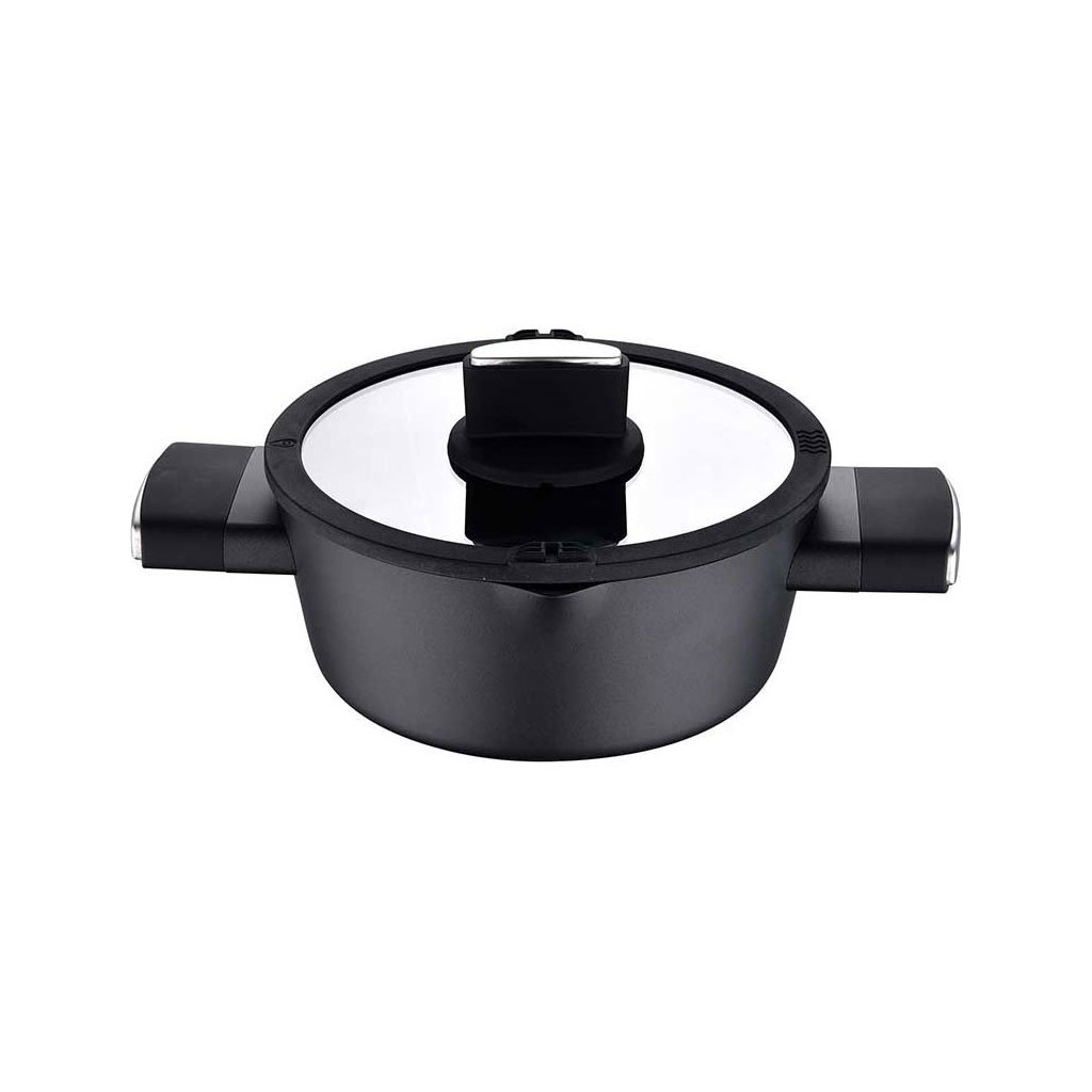 Каструля Bergner Ion Plus з кришкою 3.5 л (BG-35911-BK) - зображення 1