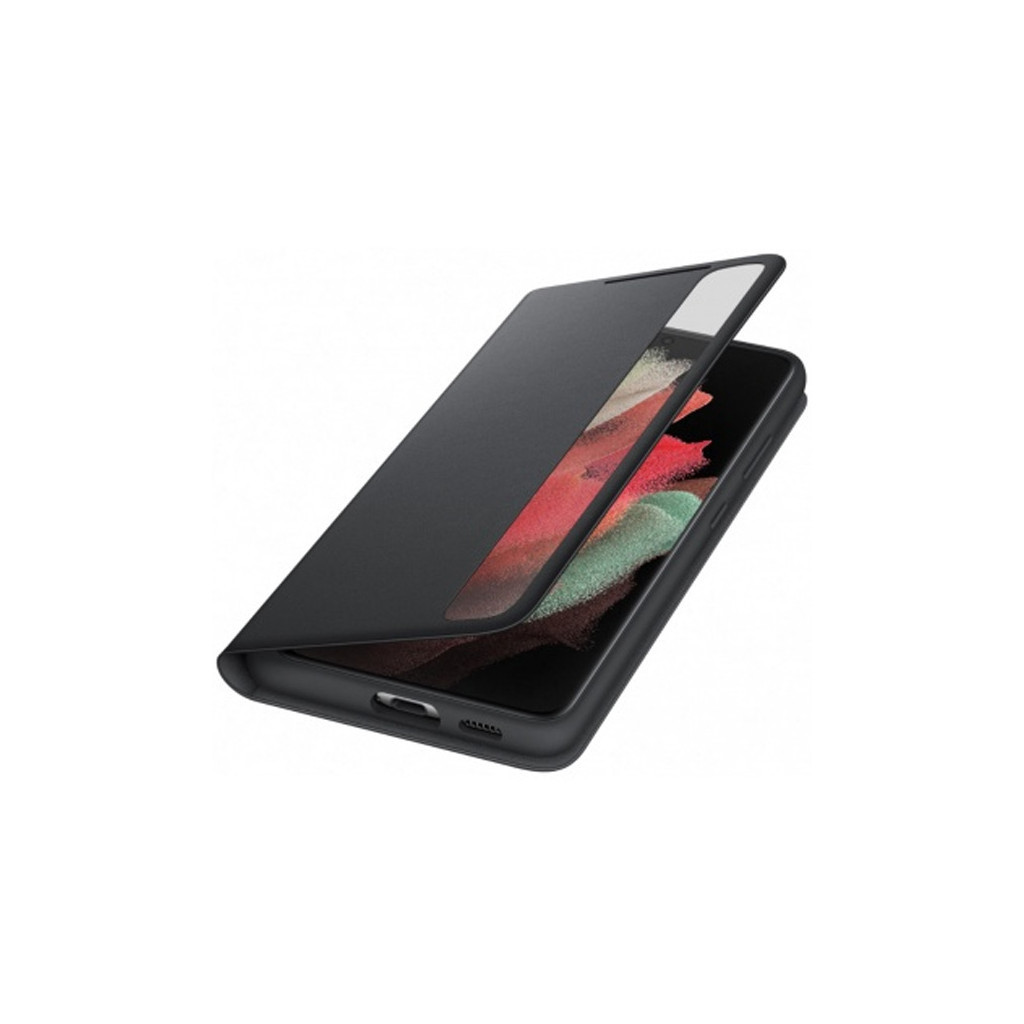 Чохол до мобільного телефона Samsung Clear View Cover with S Pen Galaxy S21 Ultra Black (EF-ZG99PCBEGRU) - зображення 4