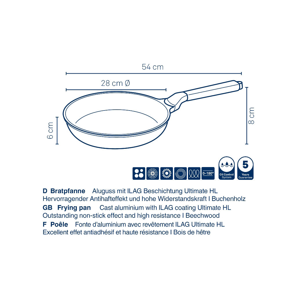 Сковорода Kela Vitana 28 см (10085) - зображення 3
