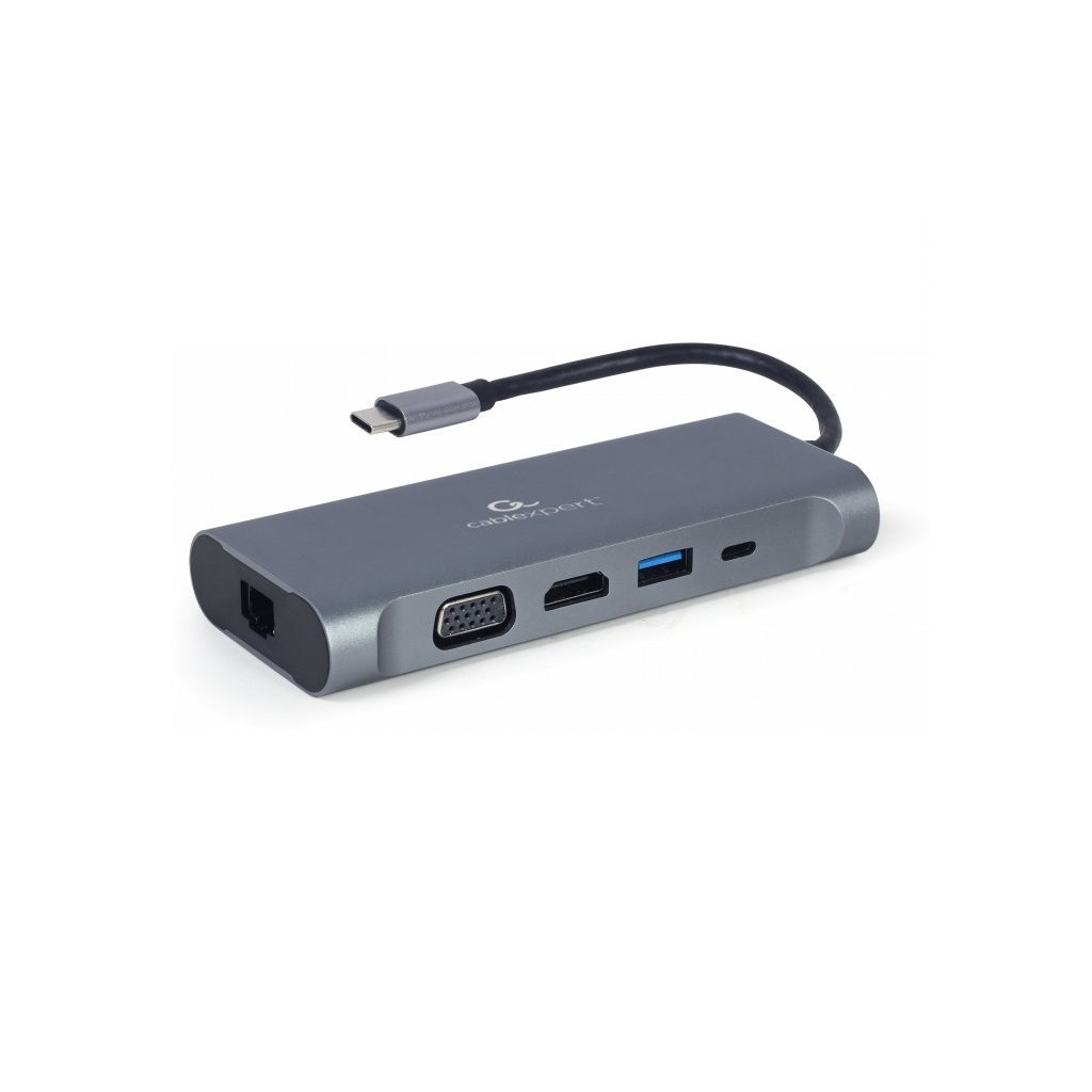 Концентратор Cablexpert USB-C 7-in-1 (A-CM-COMBO7-01) - зображення 2