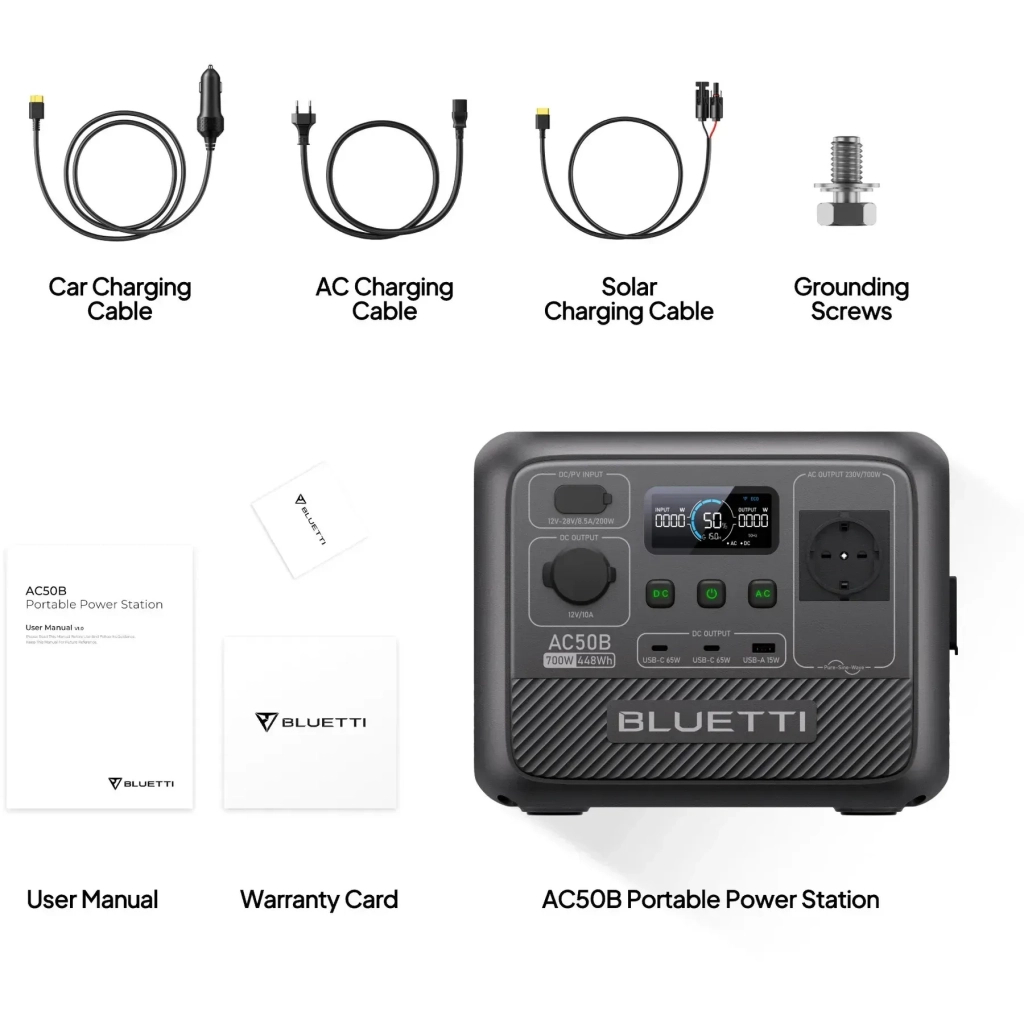 Зарядна станція BLUETTI AC50B 700W 448Wh (AC50B) - зображення 3