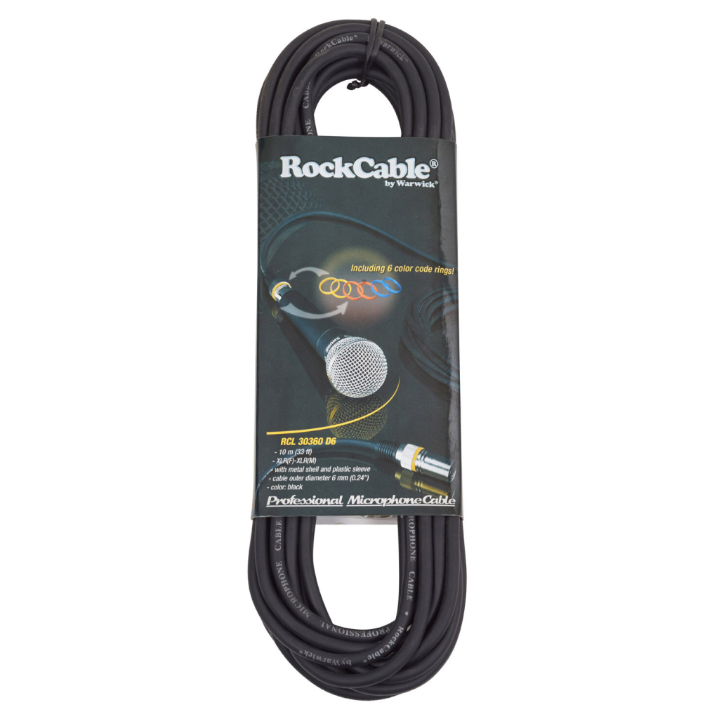 Мікрофонний кабель RockCable Microphone Cable 10m (RCL 30360 D6) - picture 3