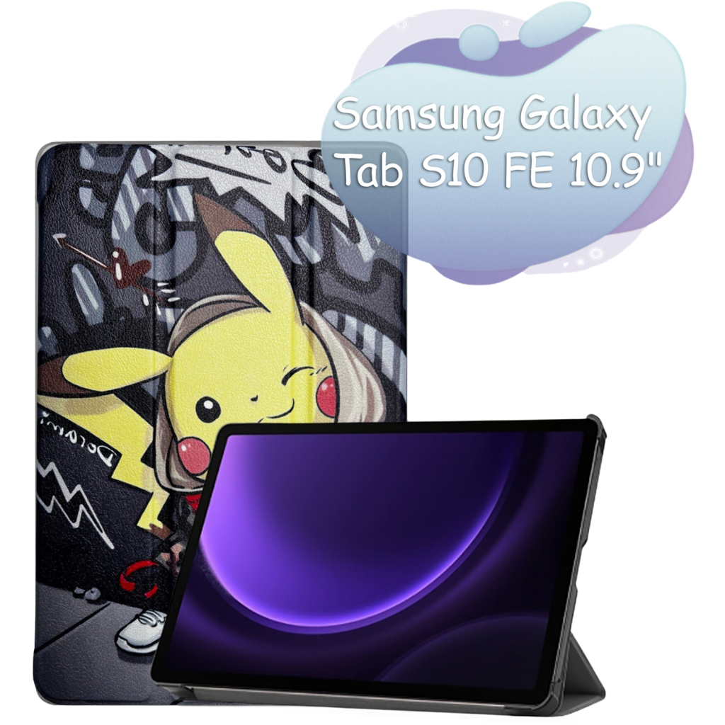 Чохол до планшета BeCover Smart Case Samsung Galaxy Tab S10 FE (SM-X520/SM-X526) 10.9" Pikachu (714561) - зображення 1