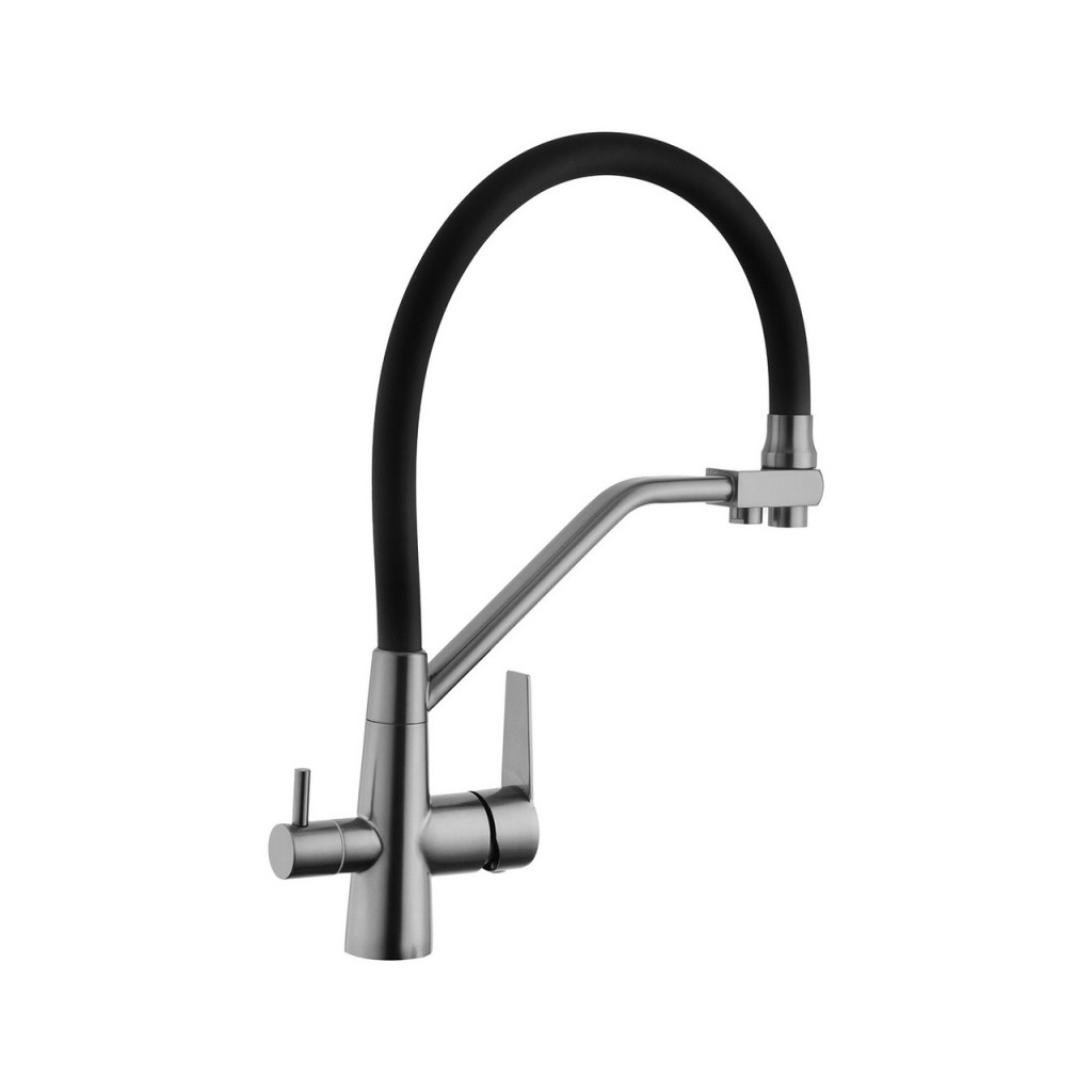 Змішувач Kroner Klassisch-PVD03817BLK - зображення 2