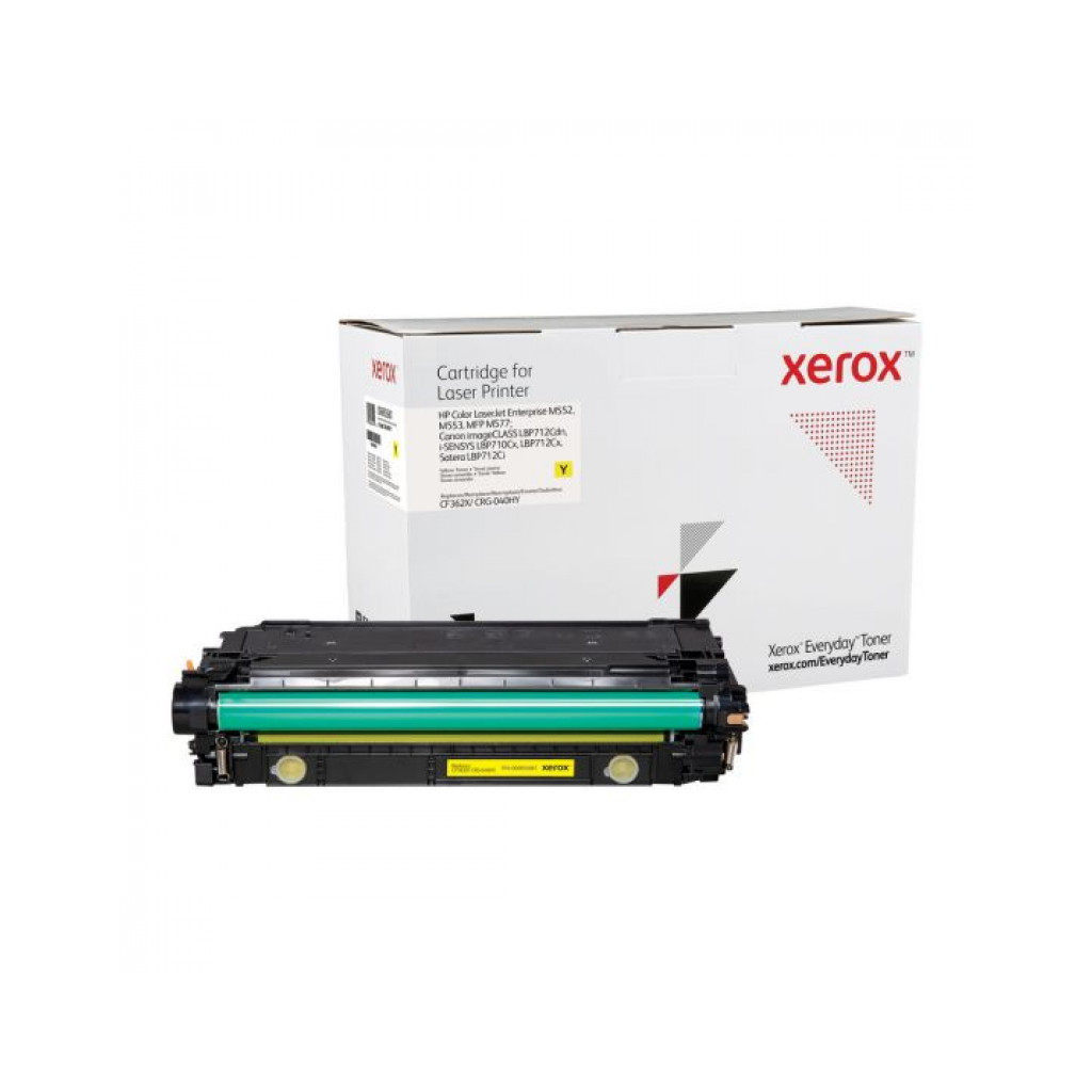 Картридж Xerox HP CF362X (508X), Canon 040H yellow (006R03681) - зображення 1