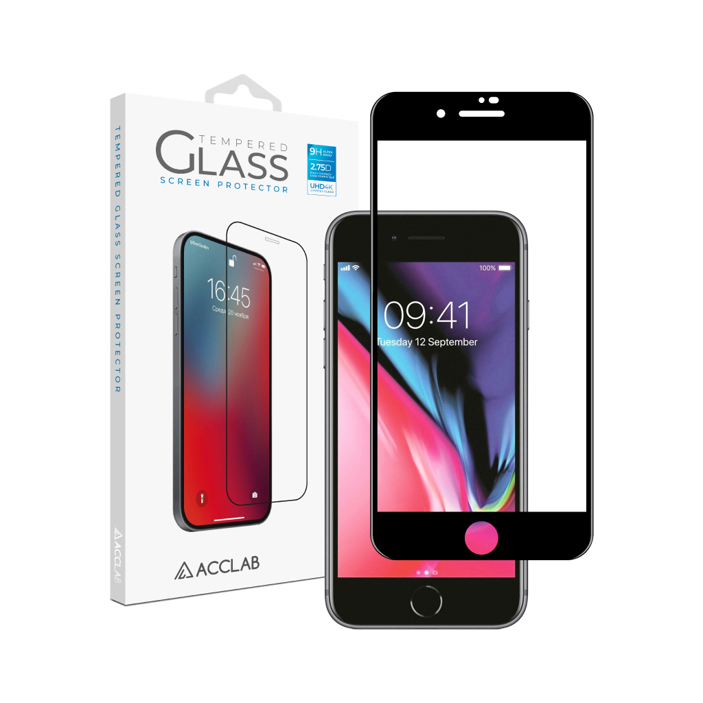 Скло захисне ACCLAB Full Glue Apple iPhone 7/8 Plus (1283126508165) - зображення 1