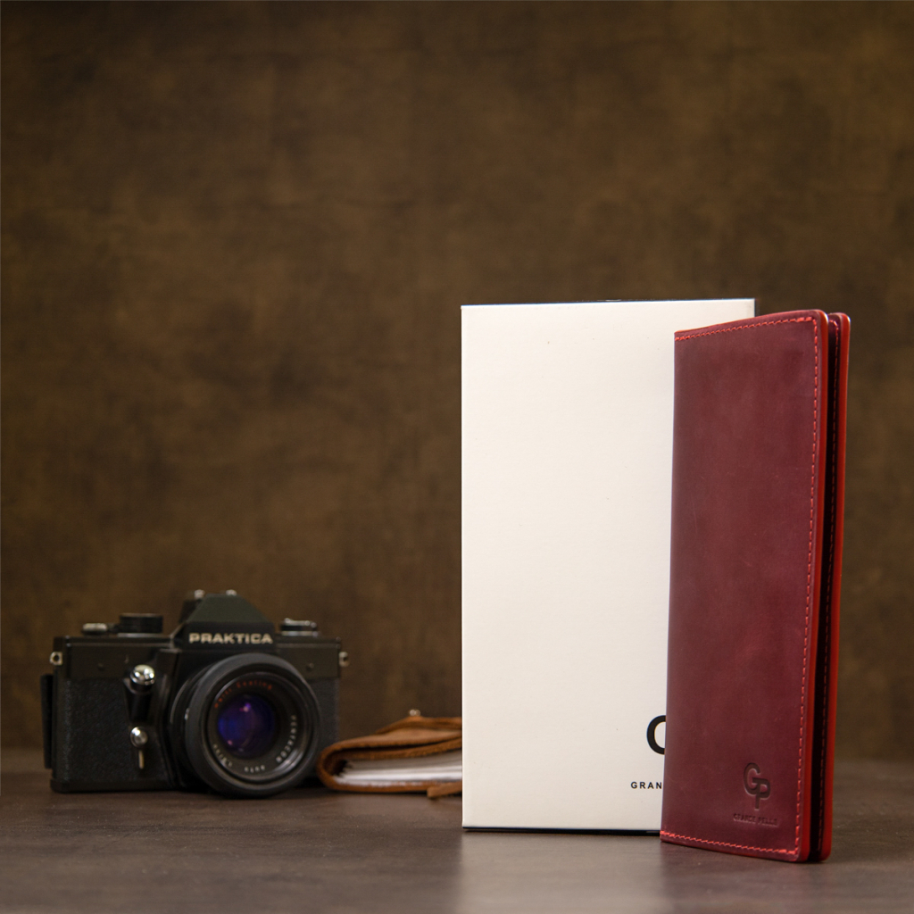 Гаманець Grande Pelle Бордовий (11468) - зображення 11