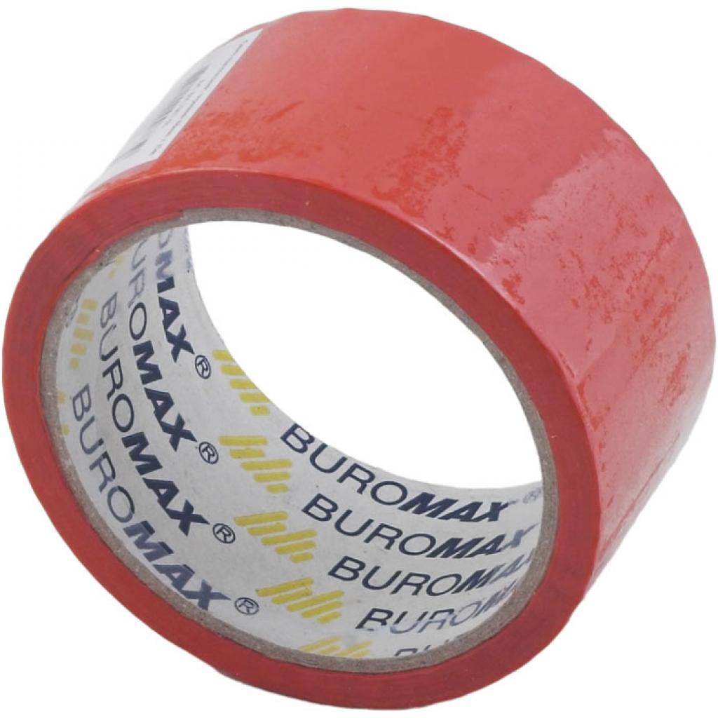 Скотч Buromax Packing tape 48мм x 35м х 43мкм, red (BM.7007-05) - зображення 1