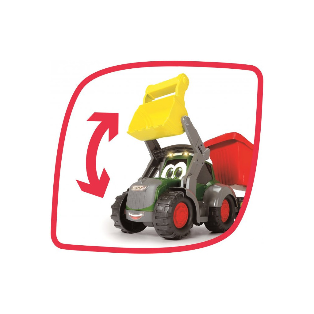 Спецтехніка Dickie Toys Трактор фермерський АВС "Фендт" з рухомими частинами, зі звук. та світл. ефект, 65 см (4119000) - зображення 12