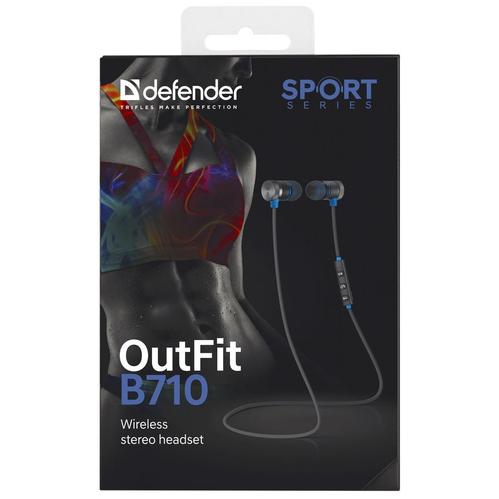 Навушники Defender OutFit B710 Black-Blue (63711) - зображення 11