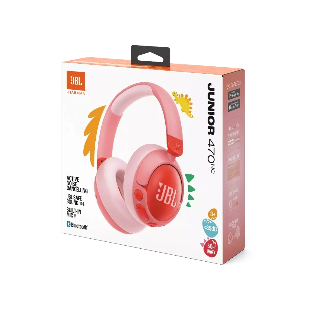 Навушники JBL JR 470 NC Pink (JBLJR470NCPIK) - зображення 9