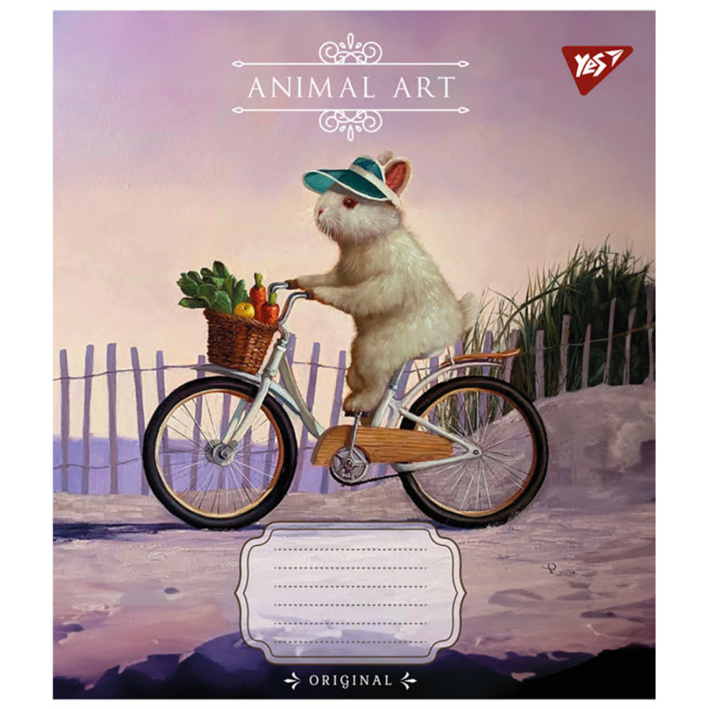 Зошит Yes Animal art 36 аркушів лінія (767081) - зображення 2