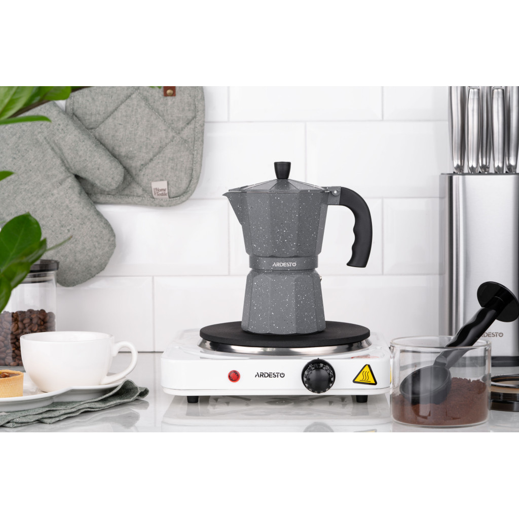 Гейзерна кавоварка Ardesto Gemini Molise 9 чашок (AR0809AGS) - зображення 5