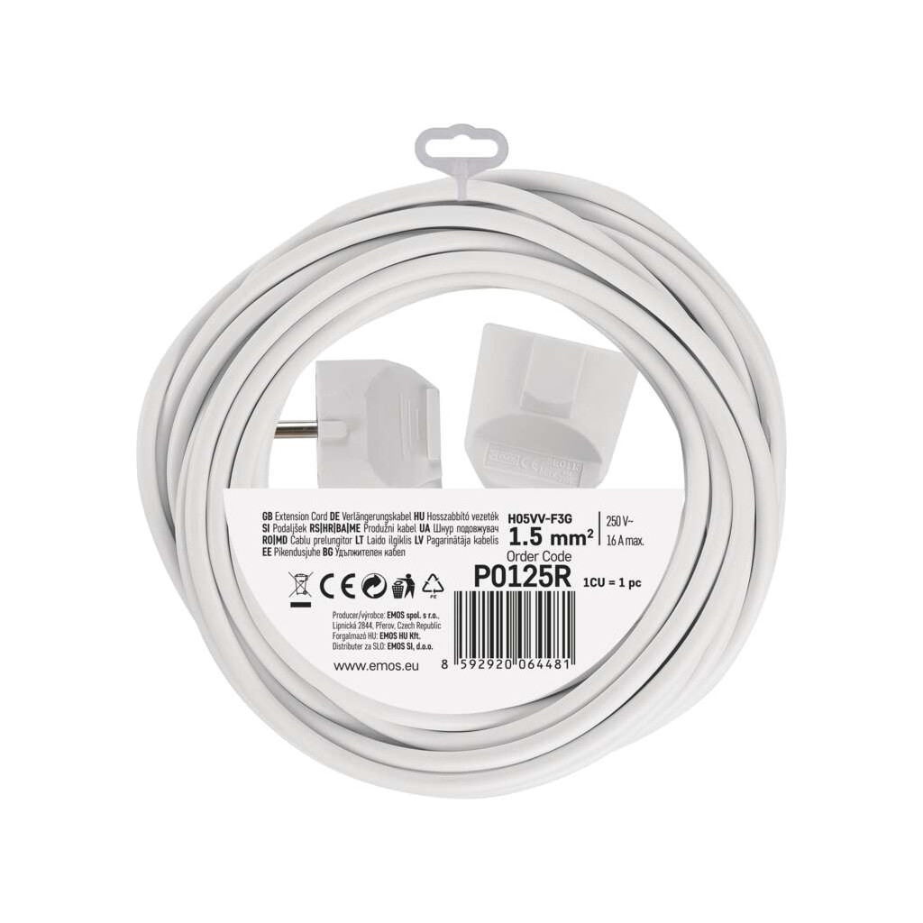 Мережевий подовжувач EMOS P0125R - зображення 4