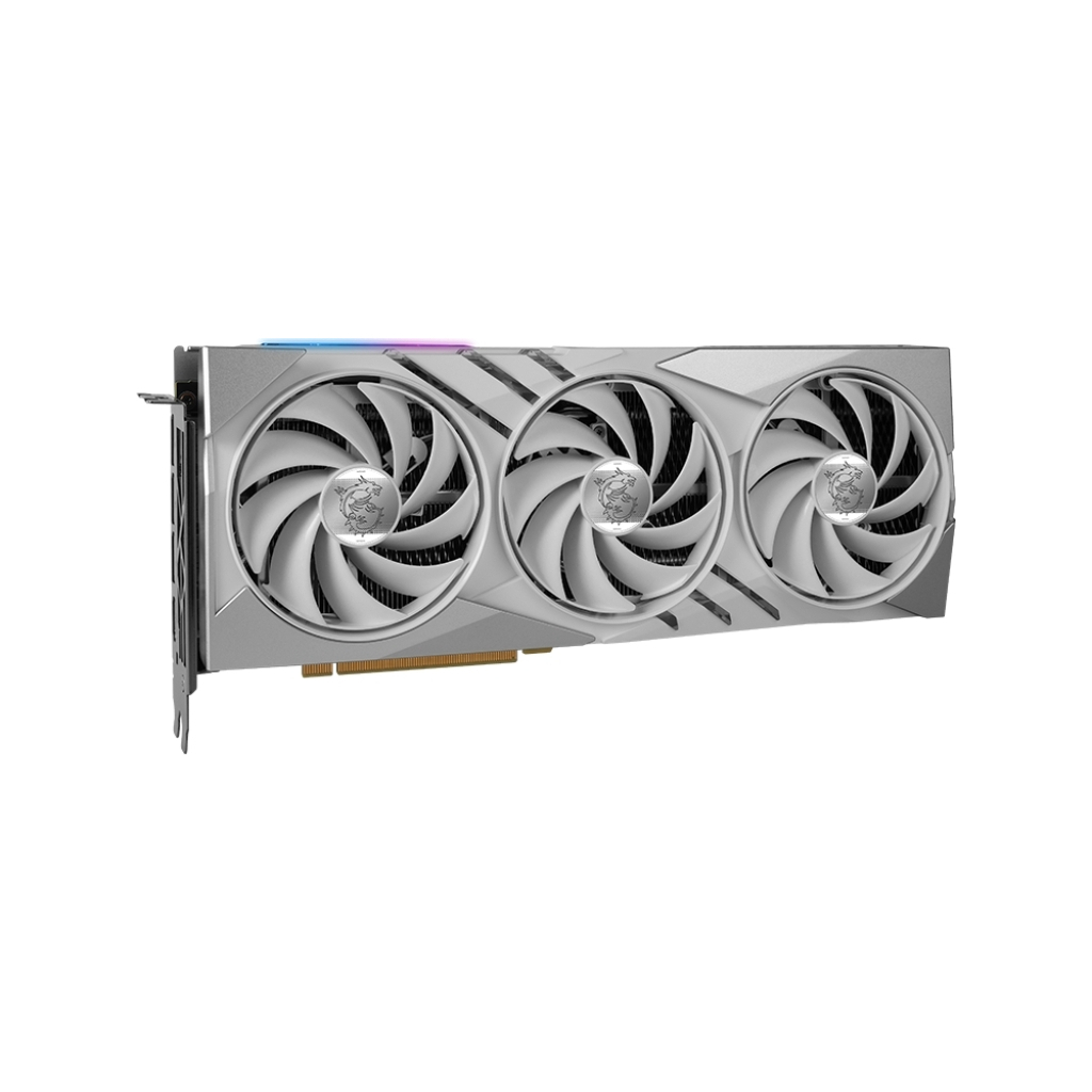 Відеокарта MSI GeForce RTX4060Ti 16Gb GAMING X SLIM WHITE (RTX 4060 Ti GAMING X SLIM WHITE 16G) - зображення 2