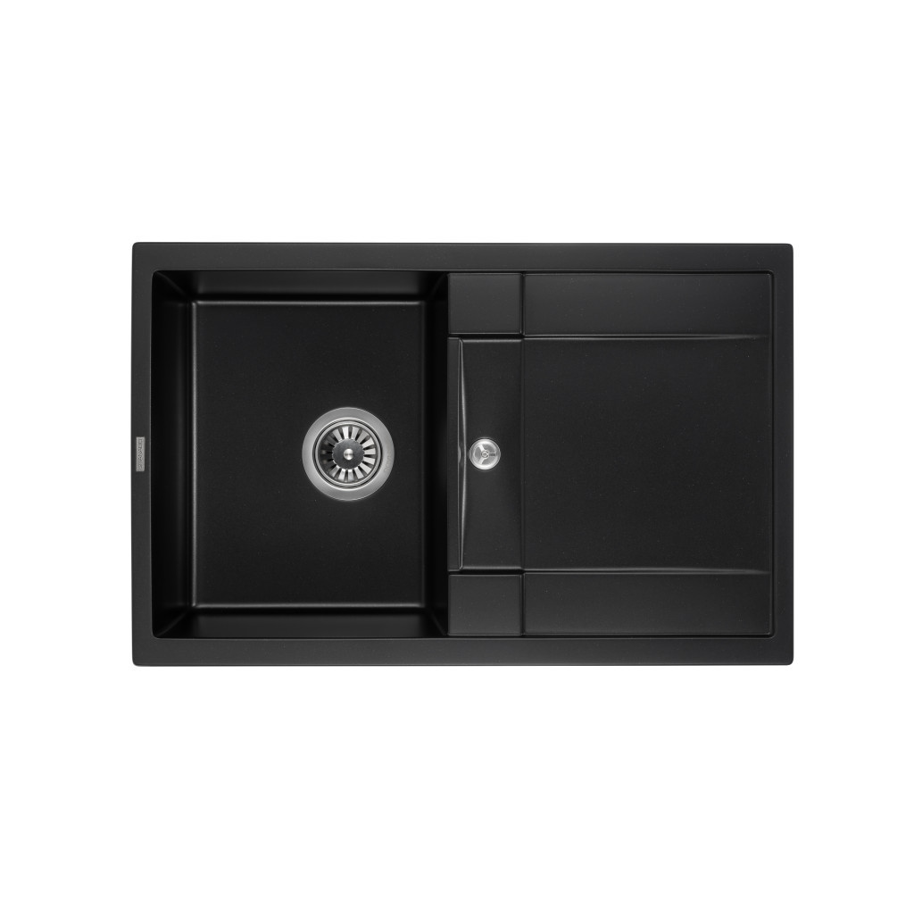 Мийка кухонна GRANADO VALENCIA black shine (gr0701) - зображення 1