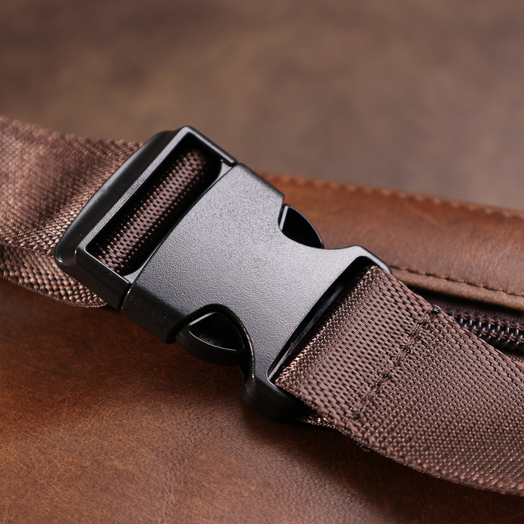 Сумка Vintage На пояс унісекс Коричнева (20457) - зображення 10