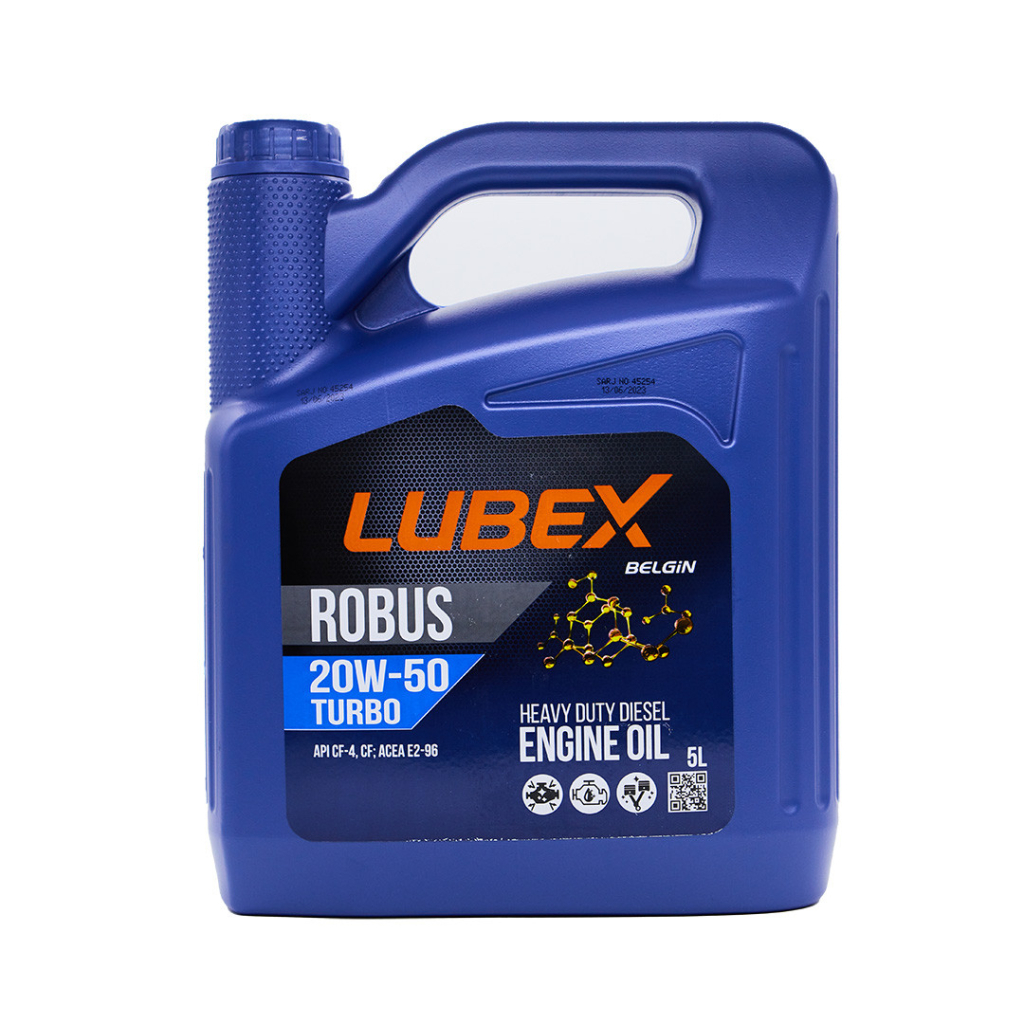 Моторна олива LUBEX ROBUS TURBO 20W50 5л - зображення 1