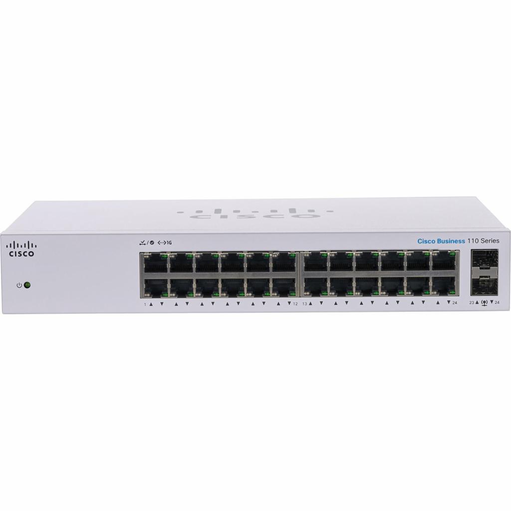 Комутатор мережевий Cisco CBS110-24T-EU - зображення 2