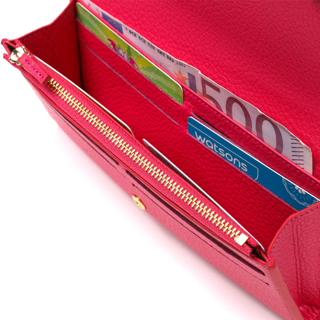 Гаманець Tony Bellucci З натуральної шкіри Фуксія (21979) - зображення 7