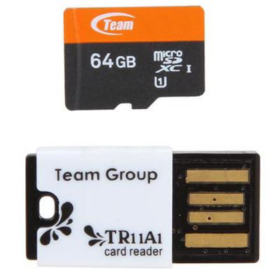 Карта пам'яті Team 64GB microSD Class 10 UHS-I (TUSDX64GUHS29) - зображення 1