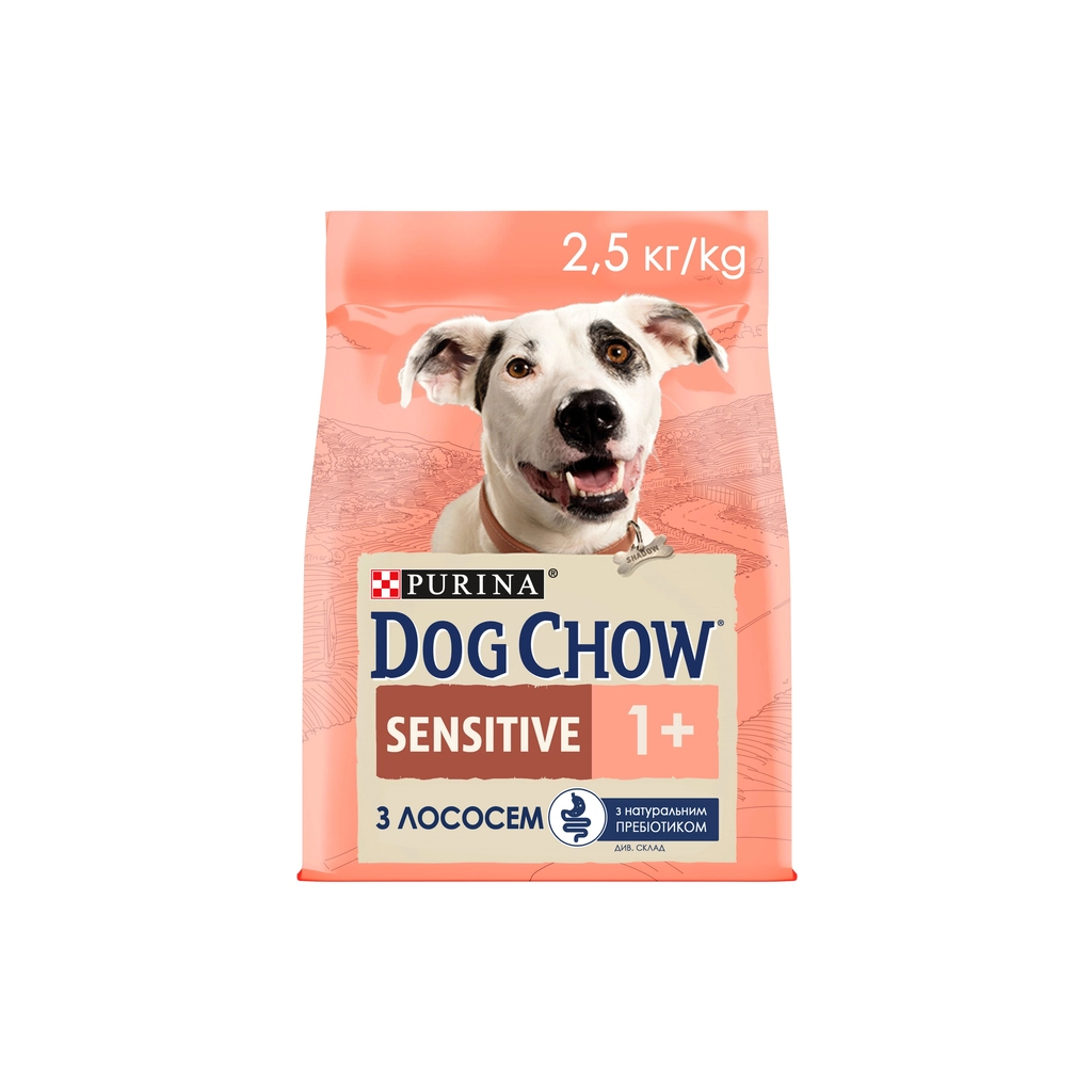 Сухий корм для собак Purina Dog Chow для дорослих, схильних до алергії собак з лососем 2.5 кг (7613034488268) - зображення 2