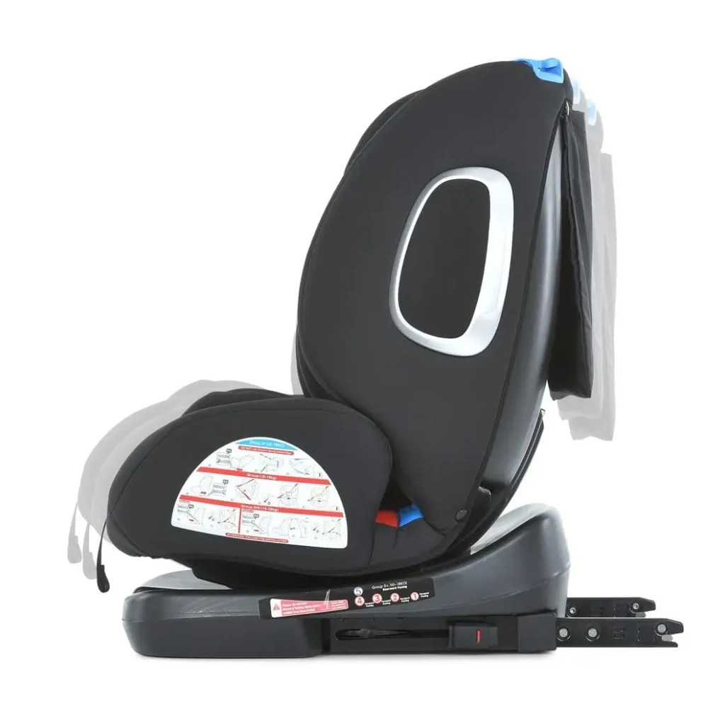Автокрісло El Camino ABSOLUTE 360 ISOFIX (0-36кг) (ME 1079 royal total blac) - зображення 7
