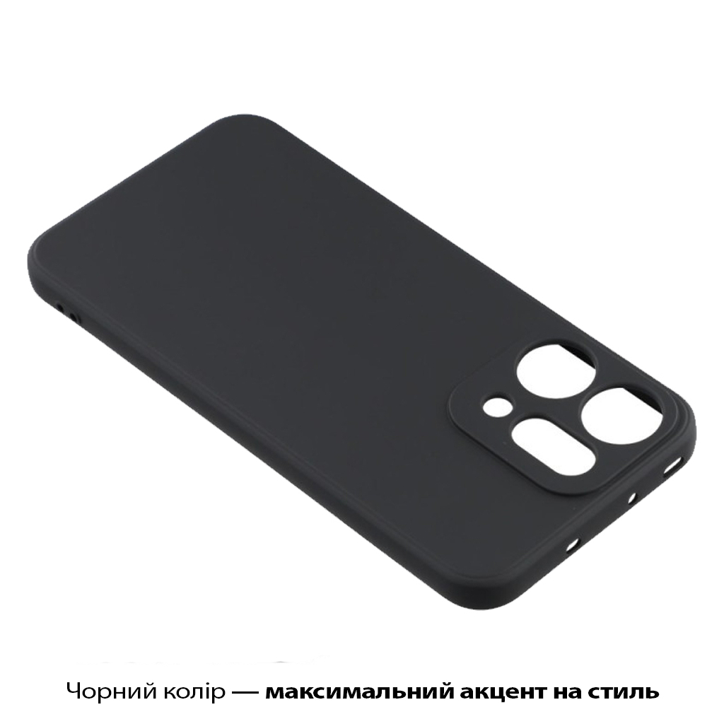 Чохол до мобільного телефона BeCover Silicone Oppo Reno14 / 14FS 5G Black (713791) - зображення 4