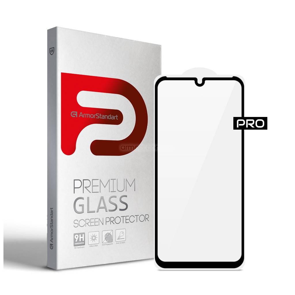 Скло захисне Armorstandart Pro ZTE Blade A51 lite Black (ARM61016) - зображення 1