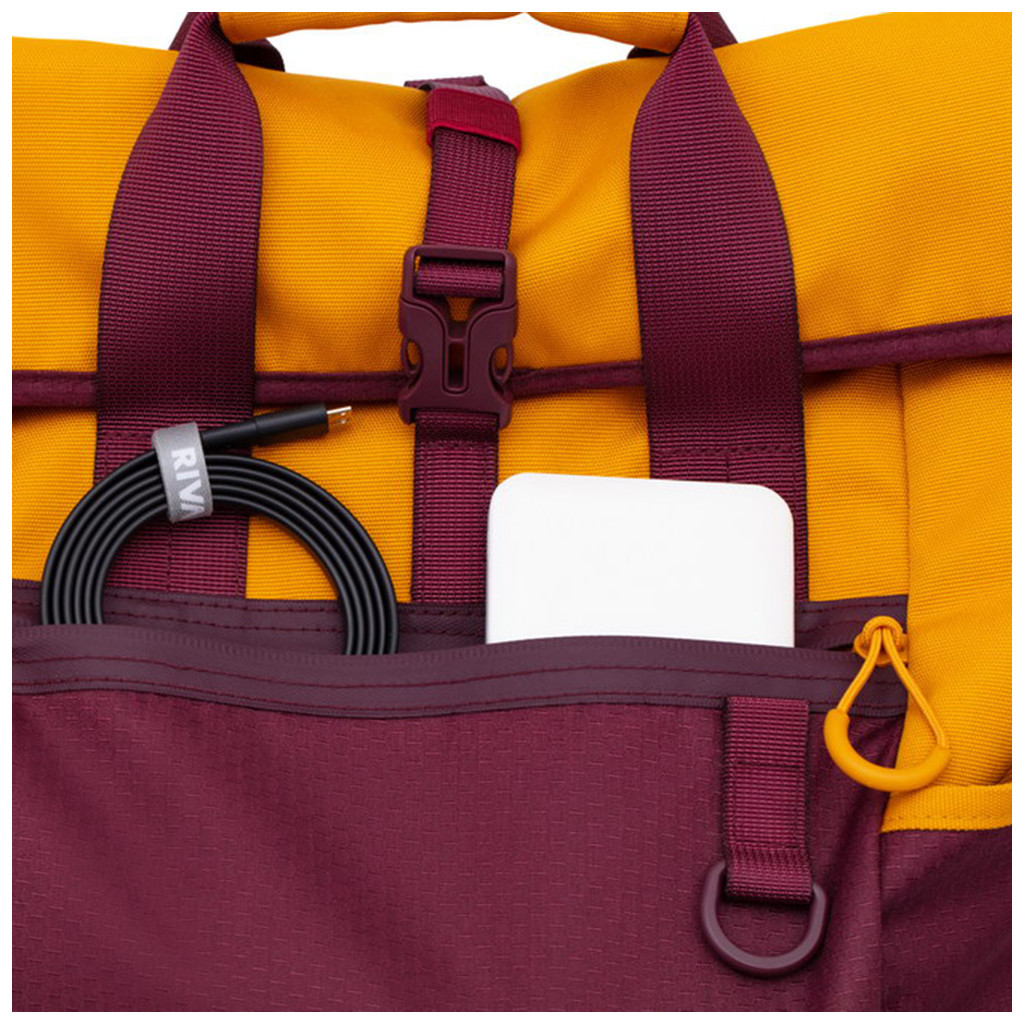 Рюкзак для ноутбука RivaCase 15.6" 5321 Burgundy red - зображення 11