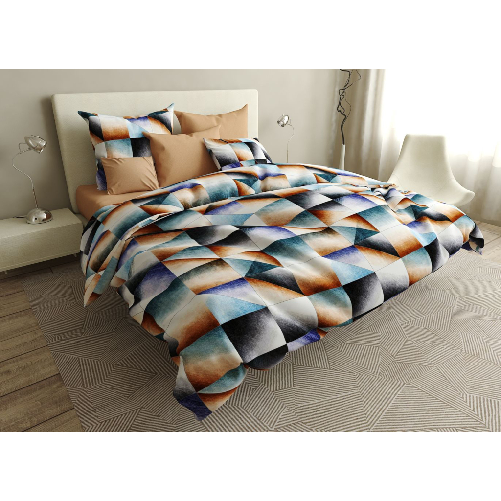 Постільна білизна MirSon Бязь 17-0415-1 Picasso 2х143х210 (2200004254548) - зображення 1