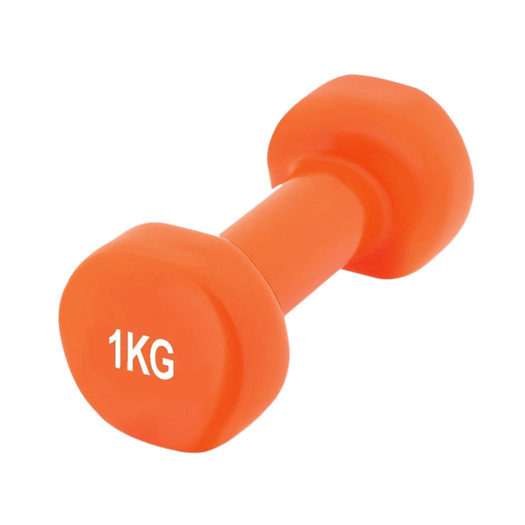 Гантель PowerPlay PP_4103 вінілова 1 кг Помаранчева (PP_4103_1kg) - зображення 3