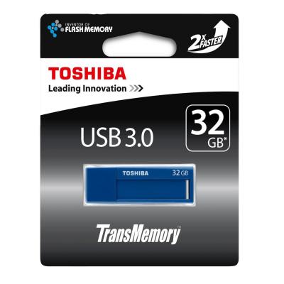 USB флеш накопичувач Toshiba 32GB Daichi Blue USB 3.0 (THN-U302B0320M4) - зображення 3