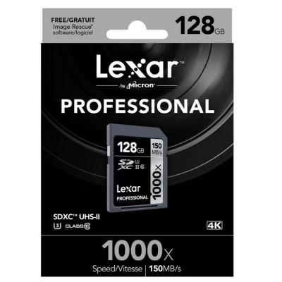 Карта пам'яті Lexar 128GB SDXC class 10 UHS-II U3 4K (LSD128CRBEU1000) - зображення 2