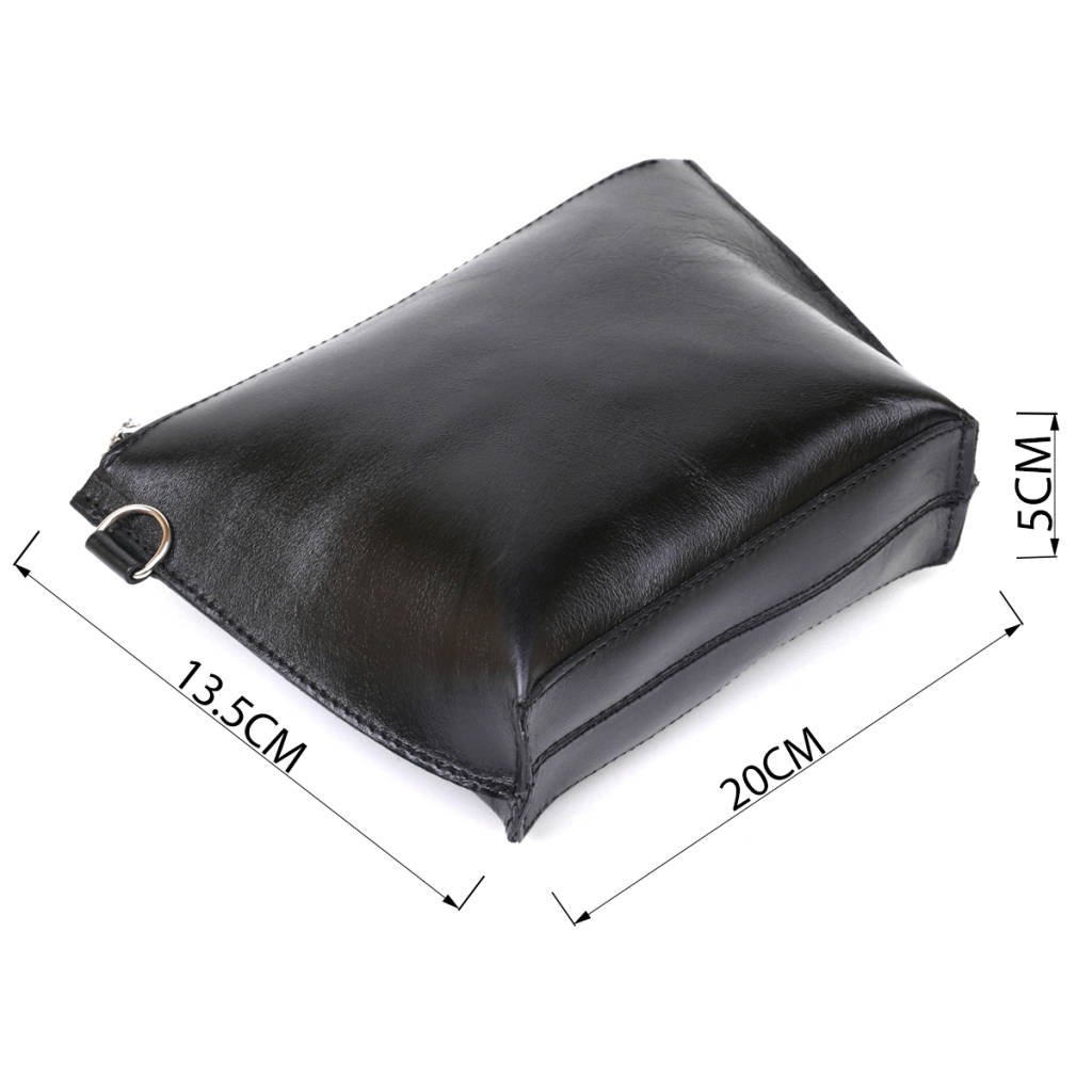 Косметичка Shvigel Шкіряна Чорна (16409) - зображення 3