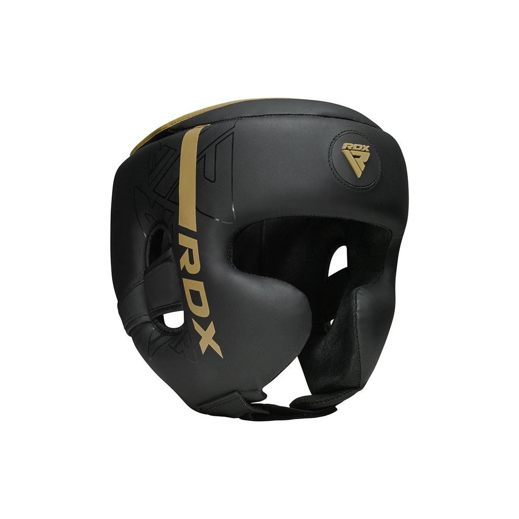 Боксерський шолом RDX F6 Kara Matte Golden S (HGR-F6MGL-S) - изображение 5