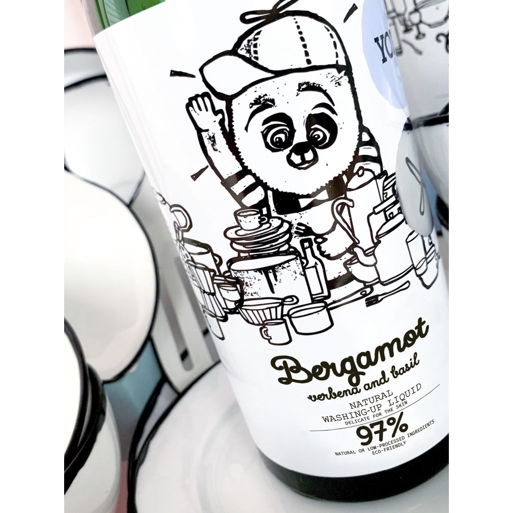 Засіб для ручного миття посуду Yope Bergamot, Verbena and Basil 750 мл (5906874565292) - зображення 5