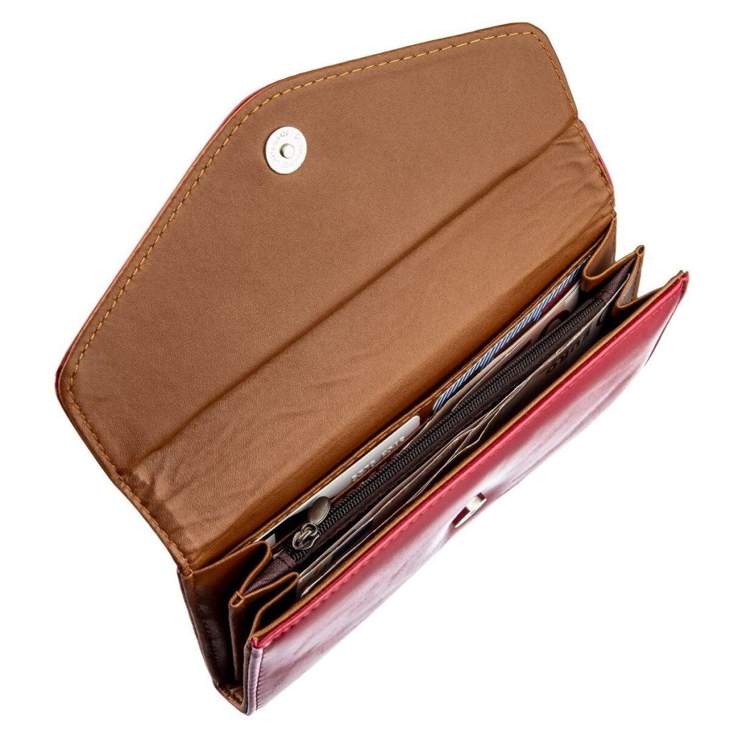 Гаманець Kivi З гладкої екошкіри Яскраво-рожевий (19072) - зображення 3