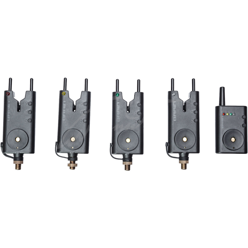 Індикатор клювання Brain Набор Wireless Bite Alarm B-1 4+1 (1858.41.31) - зображення 1