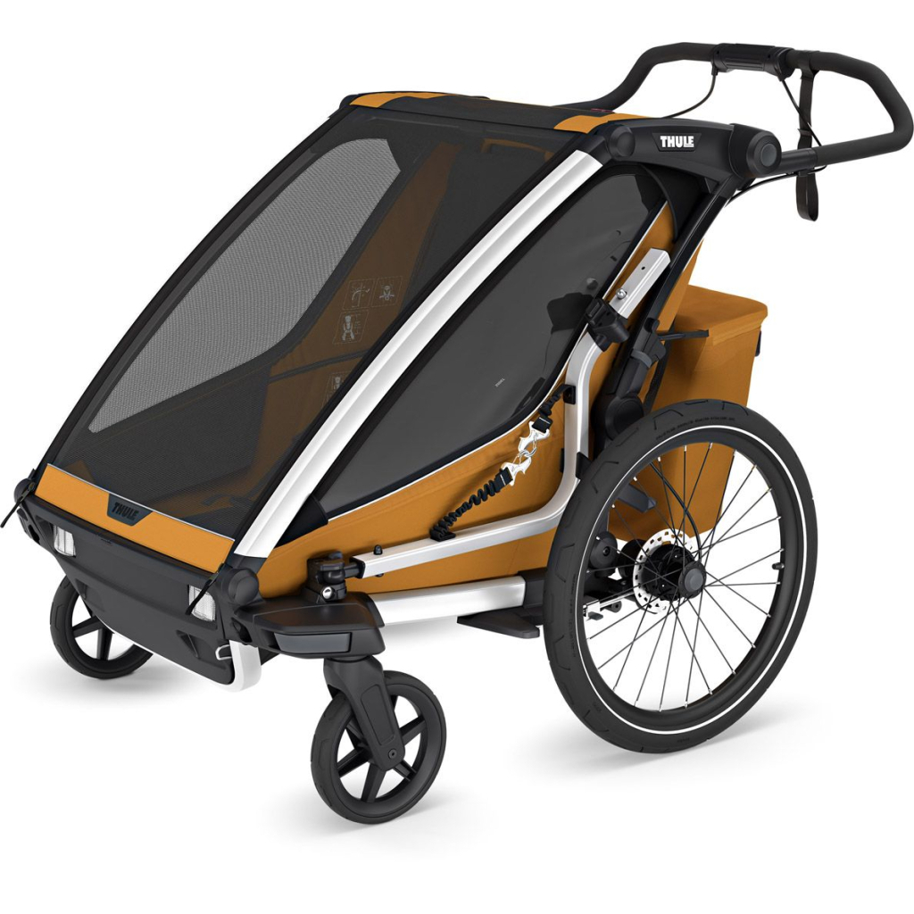 Коляска Thule Chariot Sport 2 Double (Natural Gold) (TH 10201033) - зображення 3