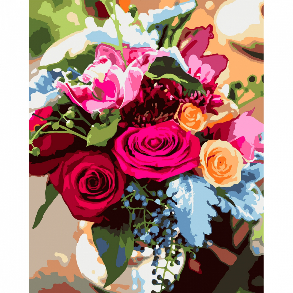 Картина по номерам Santi Шедевр флориста 40*50 см (954012) - зображення 1