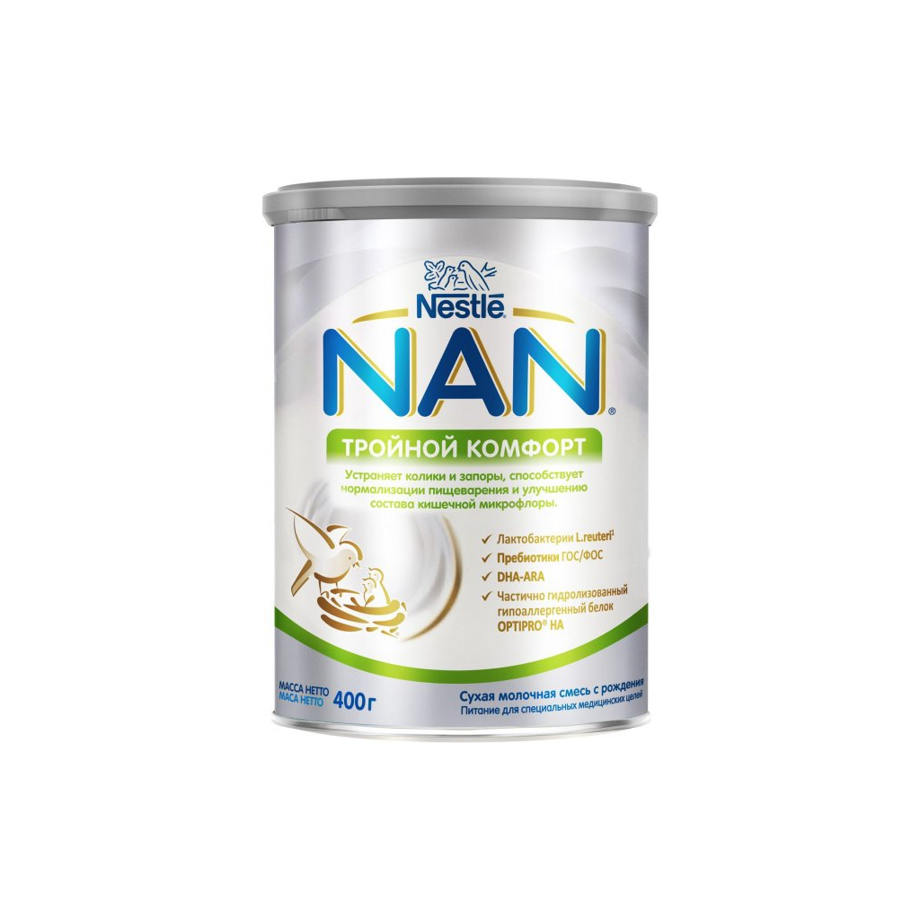 Дитяча суміш Nestle NAN Потрійний комфорт з народження, 400 г (7613035351462) - изображение 1