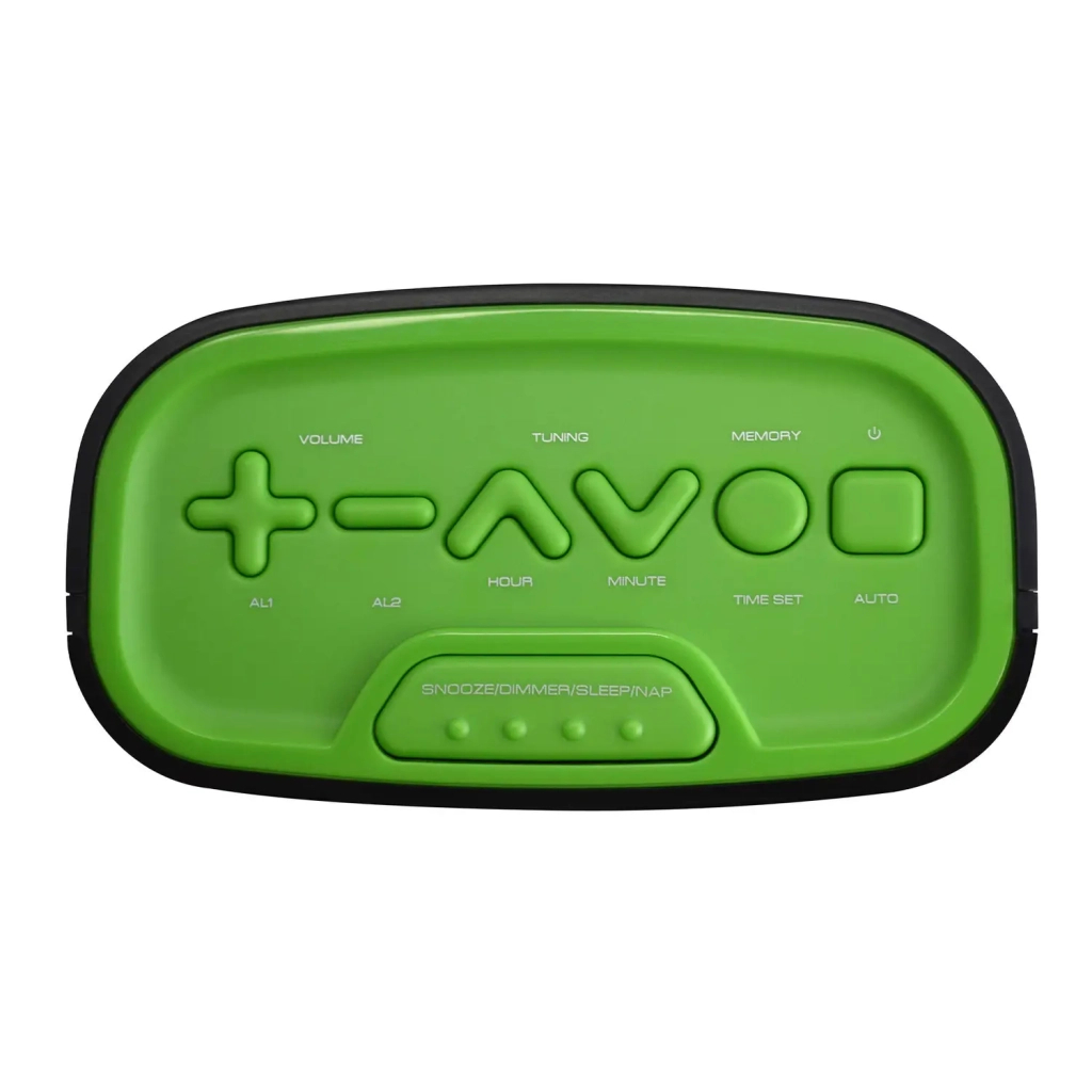 Настільний годинник Technoline WT465 з радіо Black/Green (WT465 grun) (DAS301825) - зображення 4