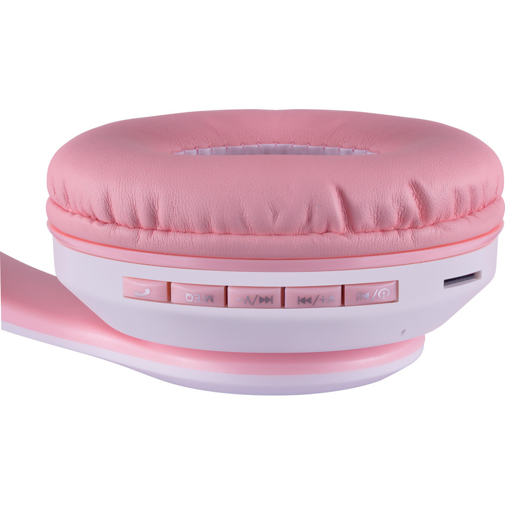 Навушники Defender FreeMotion B585 Bluetooth LED Pink (63585) - зображення 8